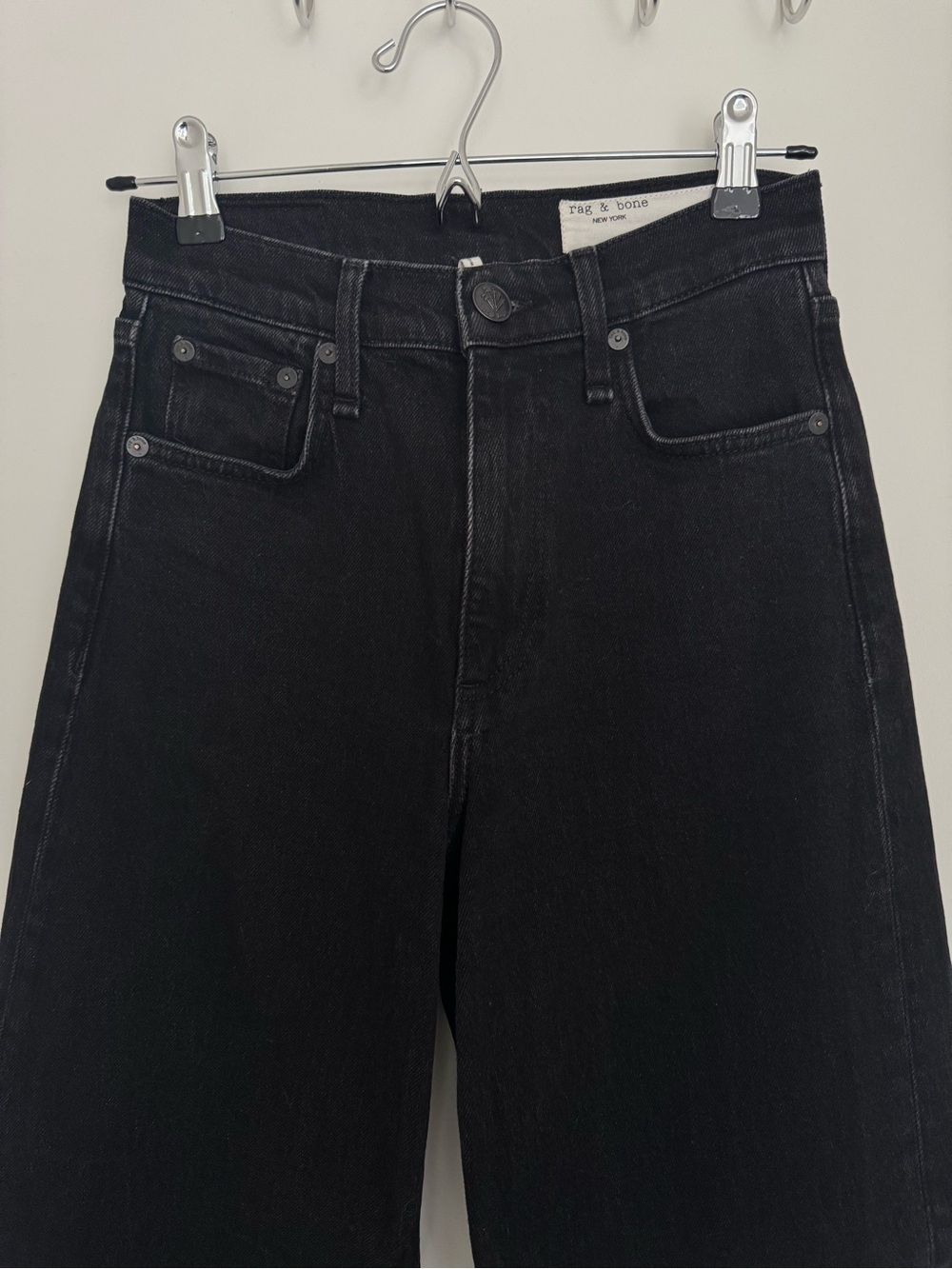 Rag & Bone Andi Wide Leg in Dahlia - Picture 7 of 8